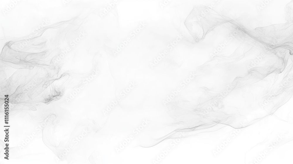 Aufkleber translucent white smoke swirling abstract background for creative design and artistic projects