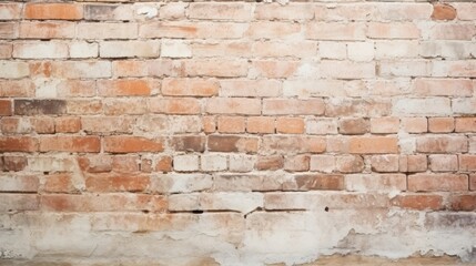 Obraz premium Old Brick Wall Texture with Soft Color Palette for Background Use and Interior Design Applications