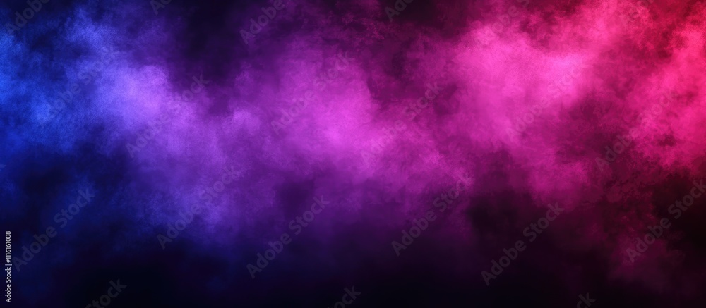 Poster Vibrant abstract bokeh background with soft gradients in pink and blue creating a dreamy atmosphere for design projects