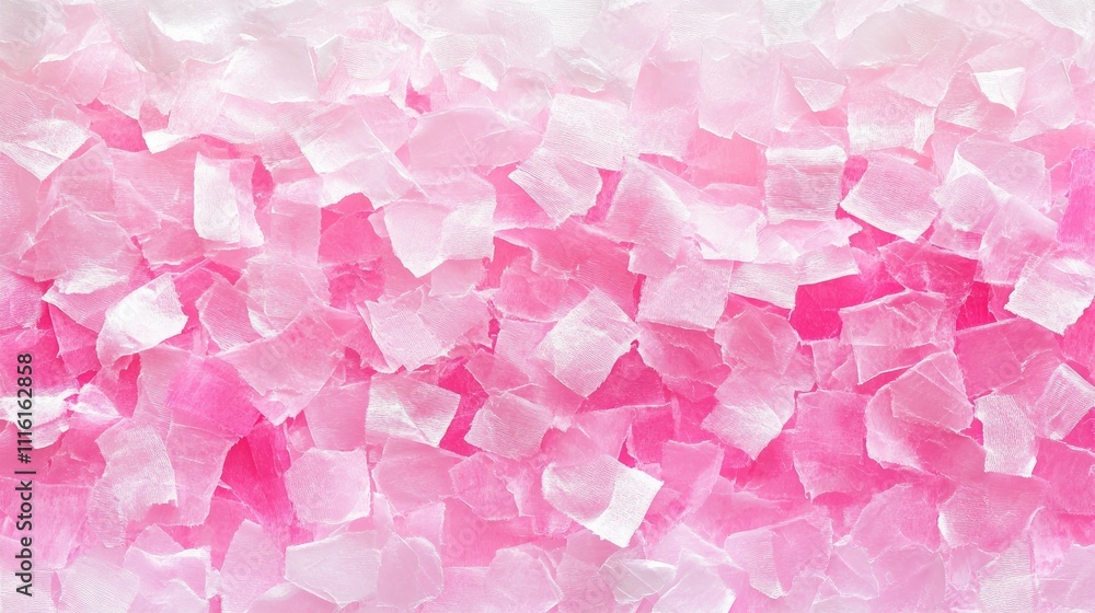 Poster delicate sweet pink tissue paper texture with a gradient pattern for creative design backgrounds and