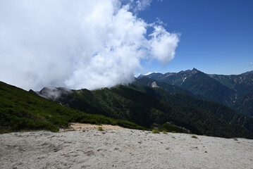 Climbing Mt. Tsubakuro, Nagano, Japan