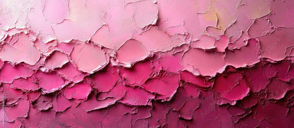 Poster textured pink background with layered paint for decorative design and artistic applications
