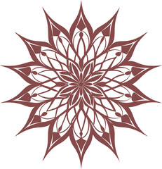 abstract flower vector