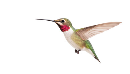 hummingbird isolated on transparent background