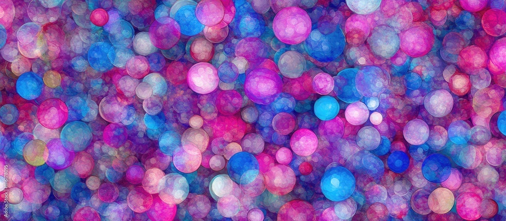 Poster colorful bokeh background with vibrant circles creating a dreamy festive atmosphere ideal for holida