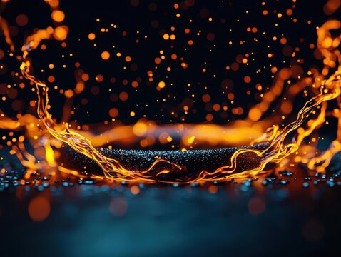 Visualization of energy loss in a frictional system, particles and heat waves, Frictional Forces, Thermal Mechanics