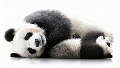 Panda in the forest. 