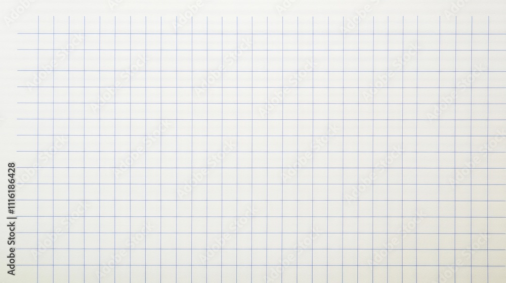 Poster Grid pattern texture of blank notebook paper ideal for backgrounds and design templates in educational and creative projects