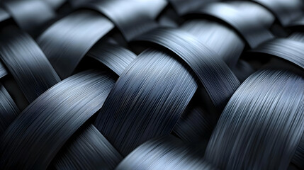 Fototapeta premium Abstract 3D Render of Intertwined Curved Lines