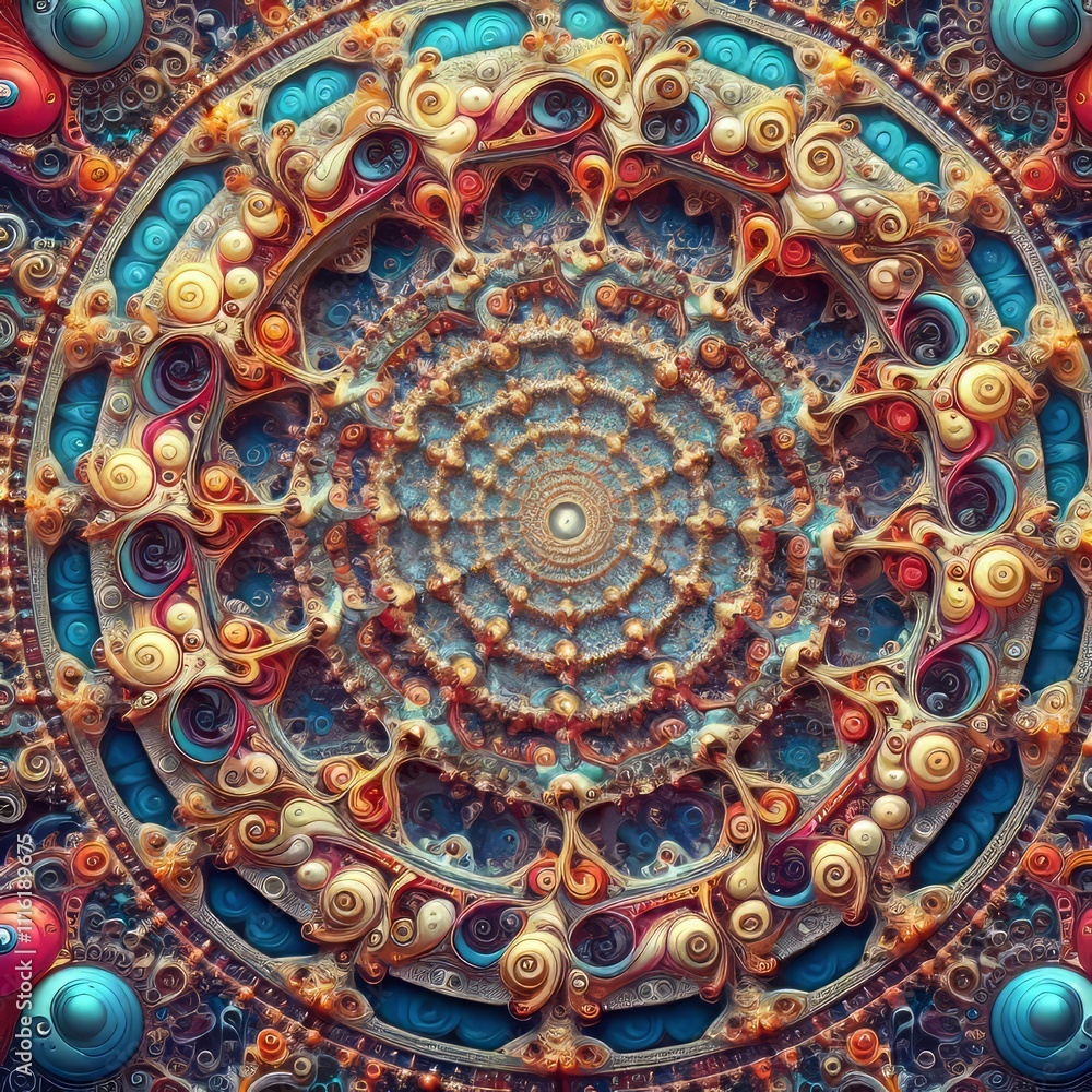 Poster fractals notes generate fractal patterns with each note adding a