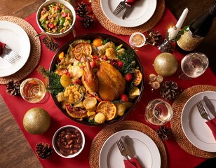 cena de noche buena , navidad .
