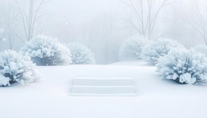 Fototapeta premium snowy park