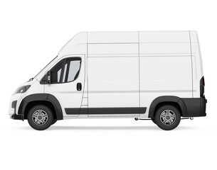 Delivery Van Isolated