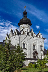 Fototapeta premium Assumption of Our Lady cathedral, year of construction - 1561. Assumption of Our Lady monastery, island-city Sviyazhsk, Russia