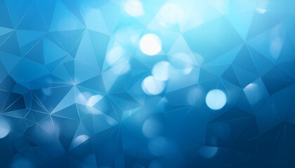 Obraz premium Abstract geometric background gradient soft light blue bokeh for Graphic Business
