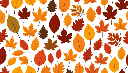 Obraz premium Autumn leaf pattern