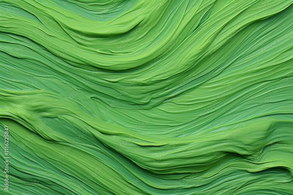 Aufkleber exploring abstract art unique shapes and textures in light green for captivating visuals