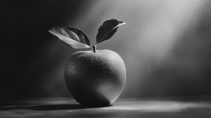 Classic monochrome style with balanced light and shadow seamless gradients and striking contrasts for an impactful yet serene image