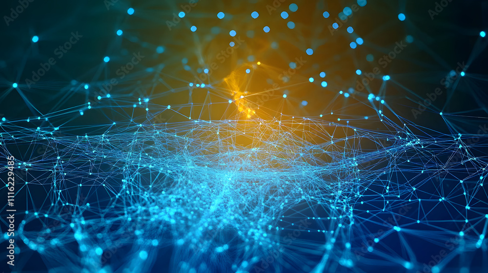 Poster abstract technology big data background concept.