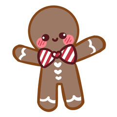 Cartoon Christmas Gingerbread Cookies