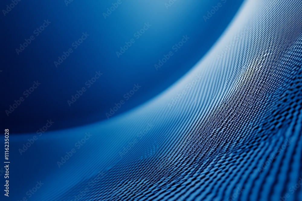 Poster abstract blue background with smooth curves and textured patterns, ideal for design projects, wallpa
