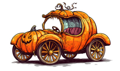 Colorful Pop Art and Whimsical Doodle 2D Halloween Illustrations, Featuring Playful Characters, Spooky Scenes, and Fun Elements with Space for Text.