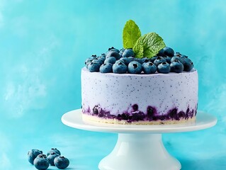 Luxurious Chocolate Cake with Whipped Cream and Fresh Berries