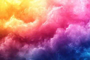 Obraz premium colorful abstract watercolor background merging vibrant hues, creating a visually stunning and fluid design perfect for artistic themes and creative projects