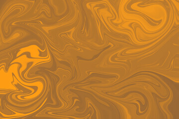 Abstract background of gold color from twirling waves. Background for design. Marble ink colorful. Can be used for background or wallpaper. Good for design or logo background or backdrop print.