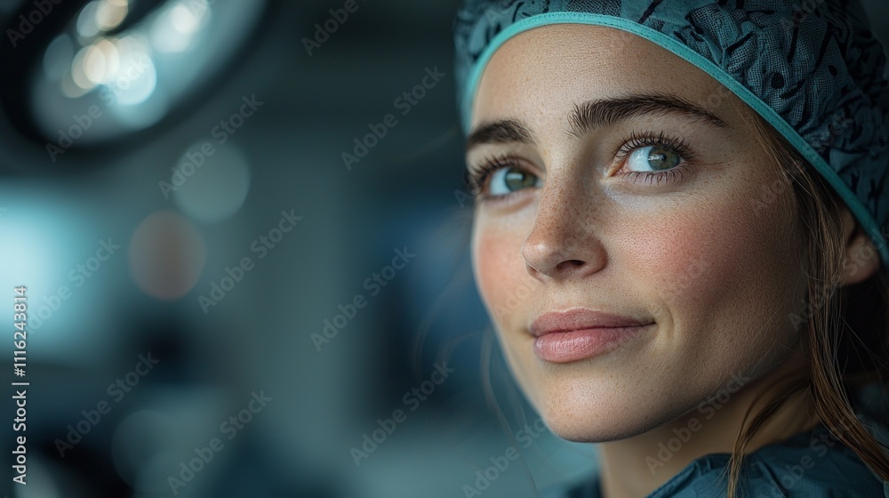 Poster surgeons collaborate effectively complex operation showcasing their high quality ergonomic uniforms 