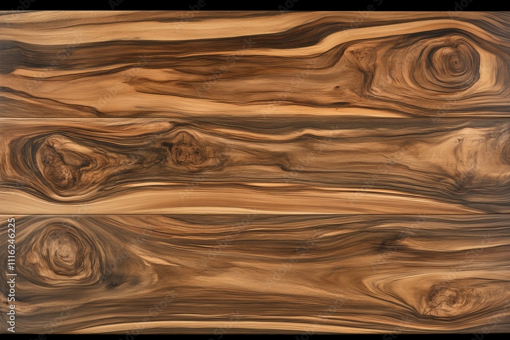 Poster beautiful rich wood texture with striking grain patterns and natural swirls displaying warm tones, p