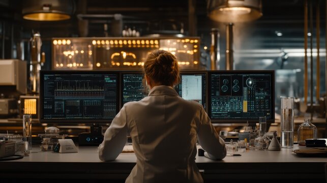 Mixing Music in a High-Tech Recording Studio