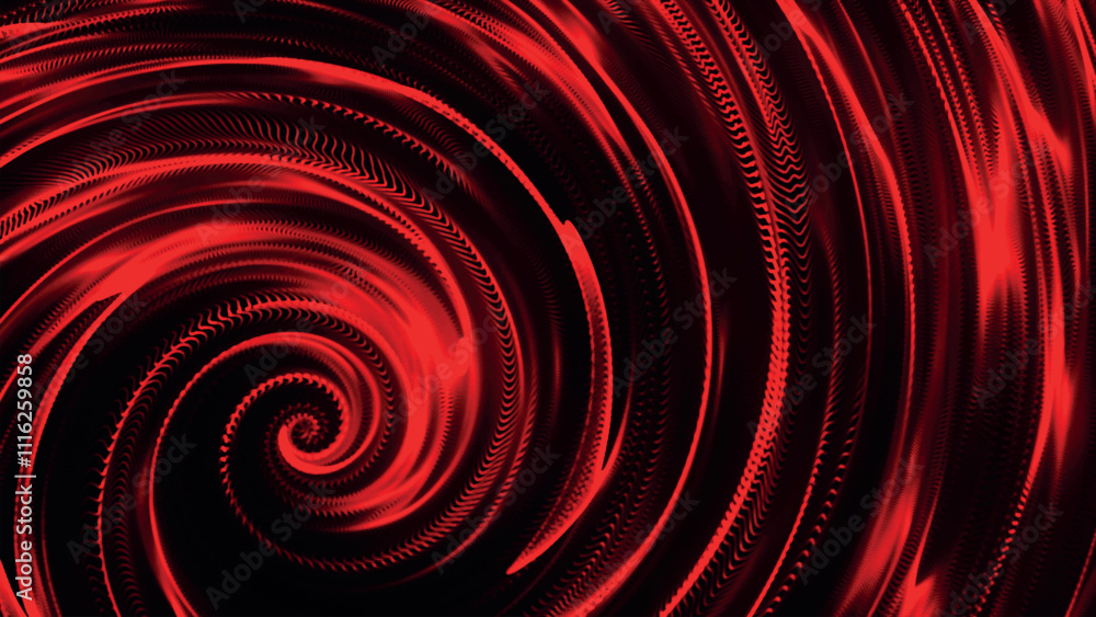Aufkleber abstract dot digital circular particle wave. spiral portal. liquid vortex. whirlpool. hypnotic backg