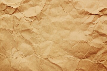 Obraz premium Crumpled and Creased Texture of Recycled Brown Paper