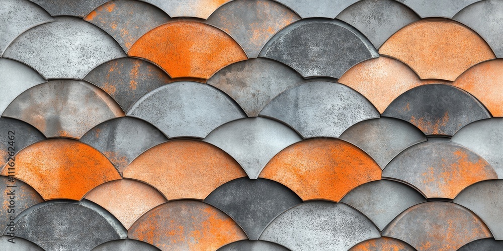 Poster ceramic veneers create a seamless background that serves as a versatile seamless pattern suitable fo