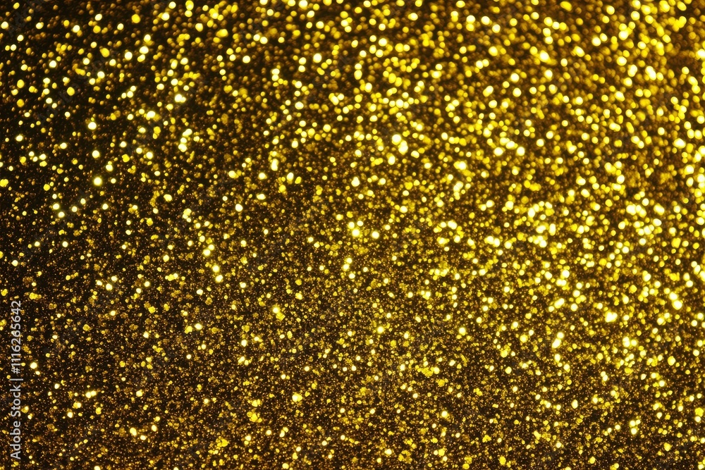 Poster captivating sparkle bokeh effects in a shimmering design.