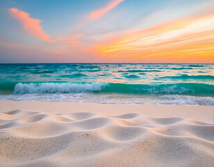 Obraz premium sunset on the beach