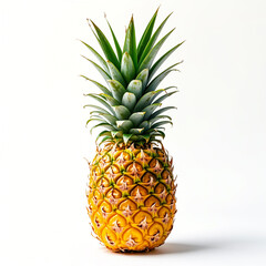 Fototapeta premium Pineapple fruit isolated on white background