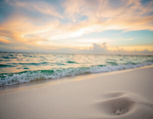 Fototapeta premium sunset on the beach