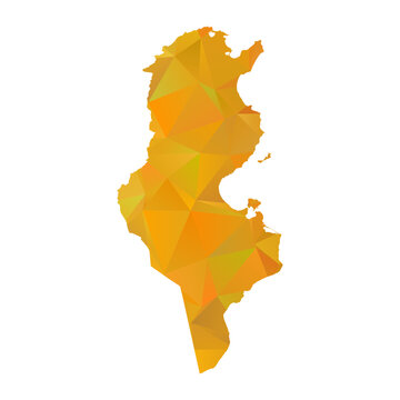 recommend clip art: Map of Tunisia - Gold Geometric Rumpled Triangular , Polygonal Design For Your. Vector illustration eps 10.	
                    