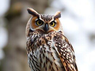 Fototapeta premium owl close up