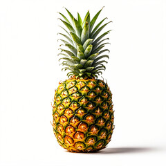 Fototapeta premium Pineapple fruit isolated on white background