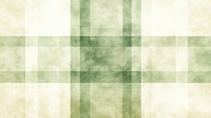 Fototapeta premium A minimalist, muted pixel pattern in soft green and beige tones, arranged into a symmetrical grid for a serene, modern effect