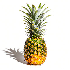 Fototapeta premium Pineapple fruit isolated on white background