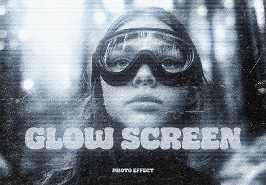 Glow Screen Photo Effect