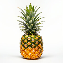 Fototapeta premium Pineapple fruit isolated on white background