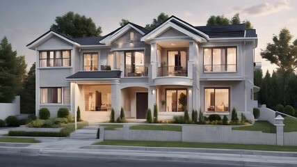 house in the suburbs