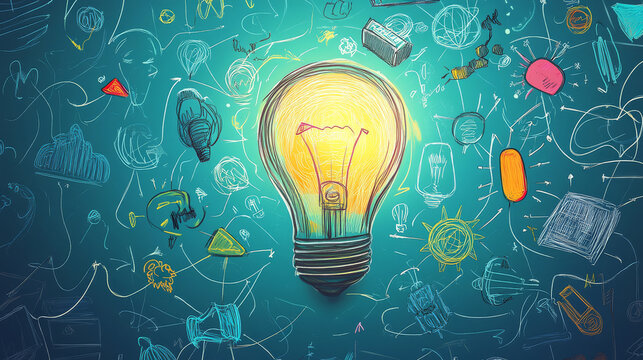 A brainstorming session with mind maps displaying innovative ideas, reflecting genius thinking in progress,