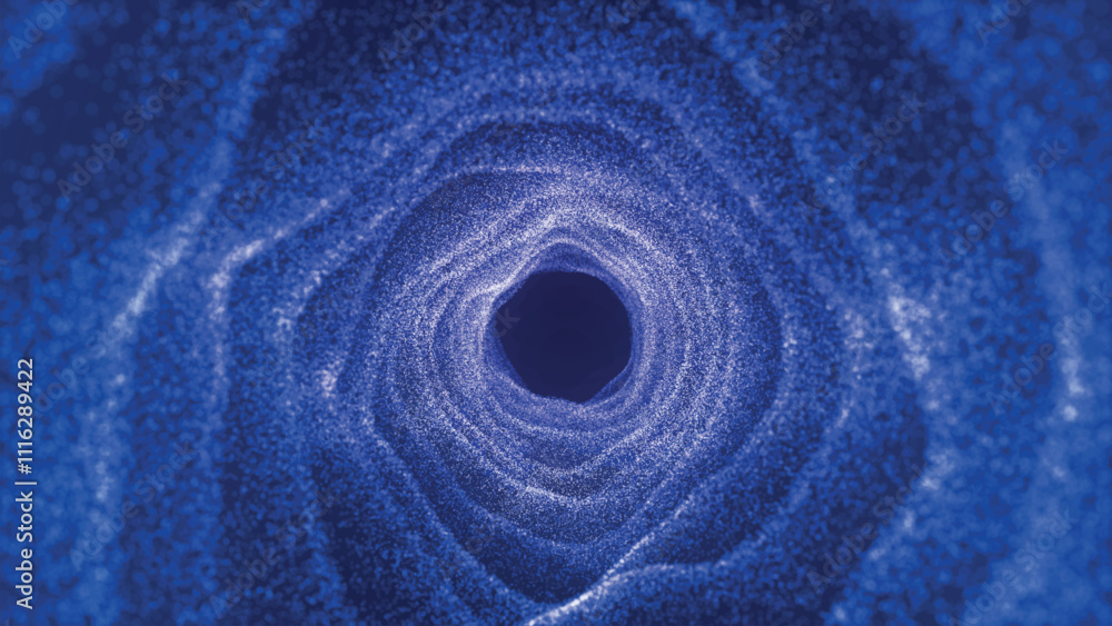 Poster colorful tunnel background. abstract digital background. data flow information. concept of digital c