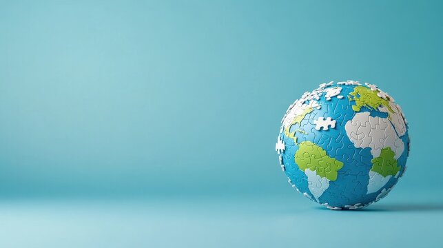 Global Awareness for Autism Day Conceptual Image